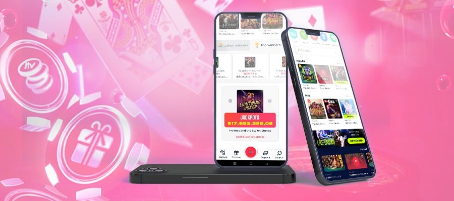 An engaging image showcasing YOJU Casino's mobile gaming experience, allowing users to enjoy thrilling casino games on their mobile devices with ease and convenience.